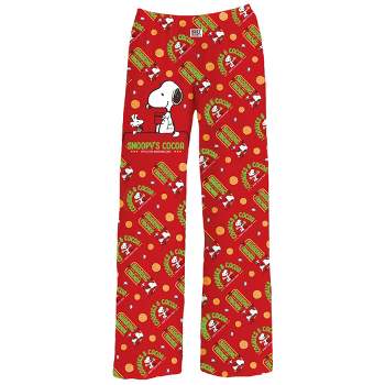 Collections Etc Snoopy Cookies & Cocoa Pants