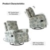 Kaspar Manual Swivel Glider Recliner Set of 2|HULALA HOME - 3 of 4