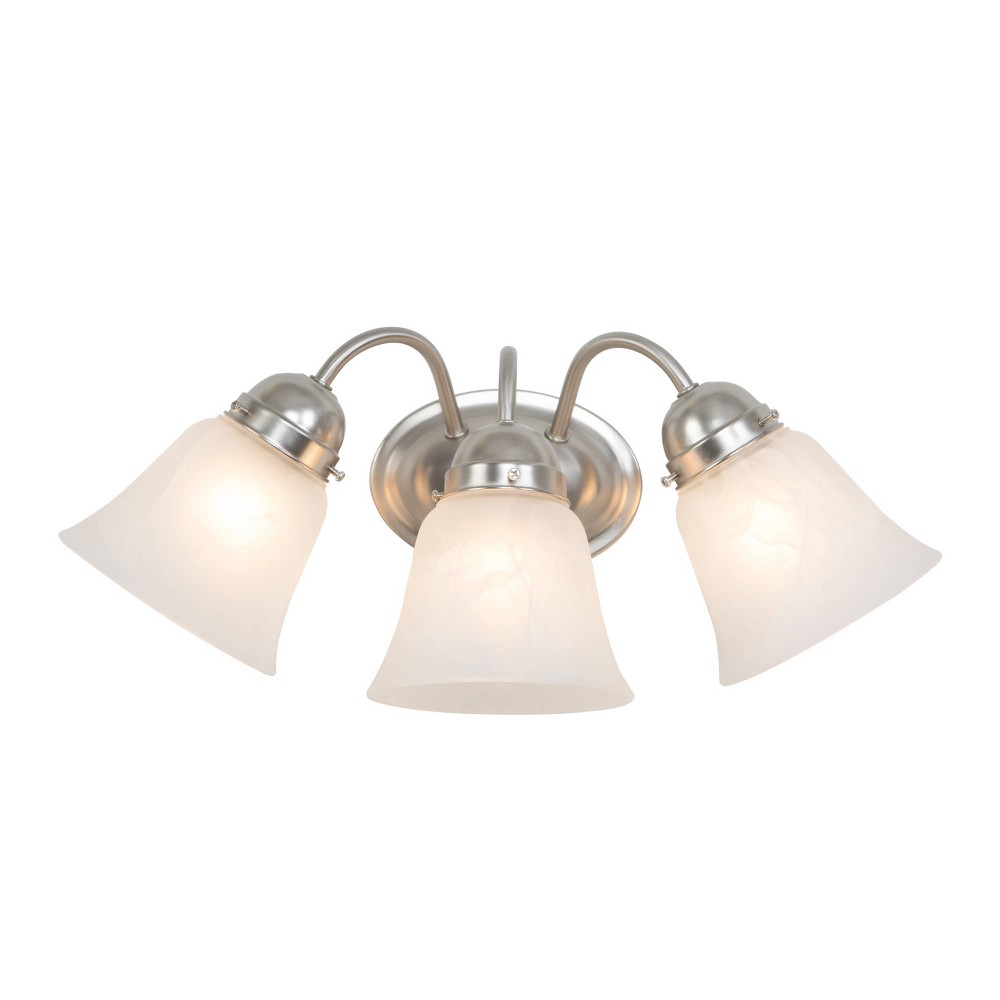 Photos - Chandelier / Lamp Yosemite 3-Light Vanity - Satin Nickel