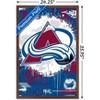 Trends International NHL Colorado Avalanche - Maximalist Logo 23 Framed Wall Poster Prints - 3 of 4