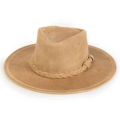 Minnetonka Leather Outback Western Hat