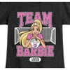 Girls' - Barbie - Team Barbie Soccer- Girls Fitted Short Sleeve Graphic T-Shirt Fitted Short Sleeve Graphic T-Shirt - 2 of 4