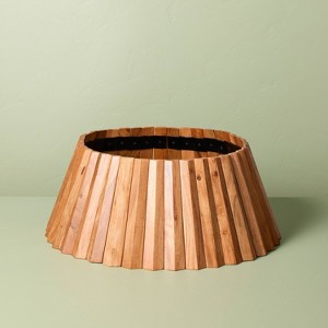 10" Wood Collapsible Tree Collar - Hearth & Hand™ with Magnolia - 1 of 4