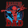 Men's Marvel Spider-Man Amazing Dad Long Sleeve Shirt - 2 of 4