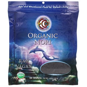 Earth Circle Organics Organic Nori, 50 Sheets, 4.4 oz (125 g) - 1 of 2