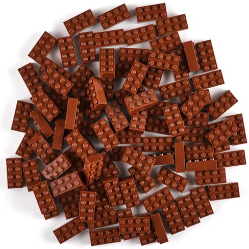 Strictly Briks Classic Bricks Starter Kit, Brown, 96 Pieces, 2x4 Studs, 100% Compatible with All Major Brick Brands - image 1 of 4