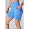 90 Degree By Reflex Womens 2 Pack Wonderlink Tribeca Elastic Free High Waist 7" Side Pocket Short and Everyday Basic Short - 2 of 4
