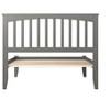 AFI Furnishings Mission Full Platform Bed with Open Footboard and Turbo Charger in Grey - 3 of 4