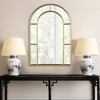 Regina Gold Arched Wall Mirror - Martha Stewart: Lily Pond Collection, Vintage Charm, No Assembly Required - 2 of 4
