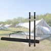 Unique Bargains Aluminum Alloy Adjustable Replacement Camping Tarp Poles for Shelter - 2 of 4