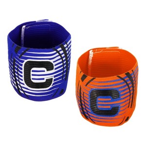 Unique Bargains Adjustable Elastic Soccer Basketball Training Elastic Arm Bands 2 Pcs - 1 of 4