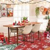 Area Rug for Christmas Carpet Xmas Holiday Decor Snowflake Washable Non Slip Indoor Kitchen Rug Decorative for Hallway Bedroom - 2 of 4