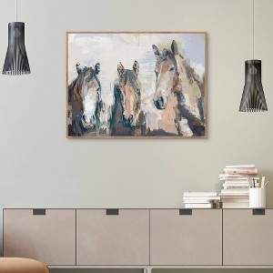 Masterpiece Art Gallery 30"x40" Equine Trio Wall Art - 1 of 4