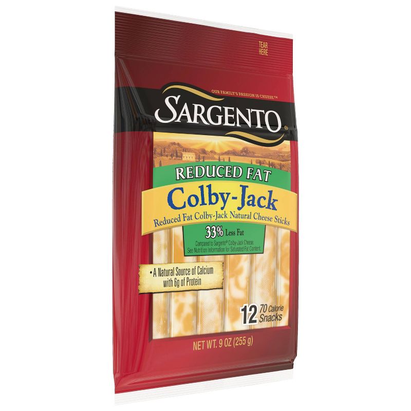 Sargento Reduced Fat Natural Colby-Jack Cheese Sticks - 12ct, 6 of 11