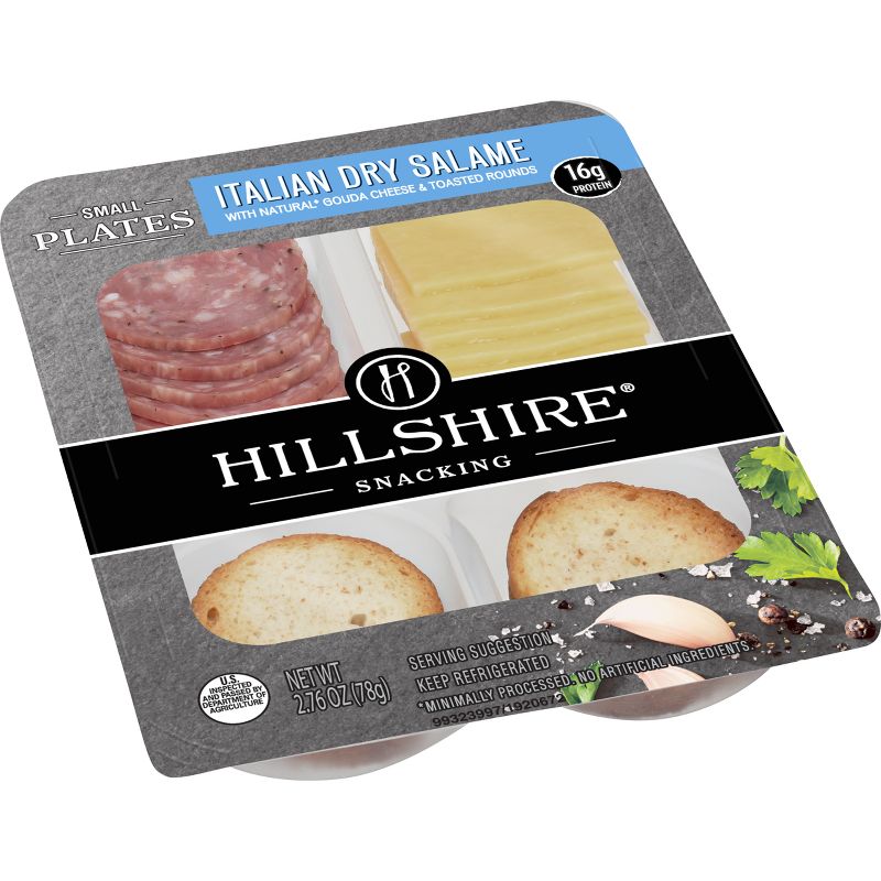 Hillshire Italian Dry Salami Small Plates - 2.76oz, 6 of 9
