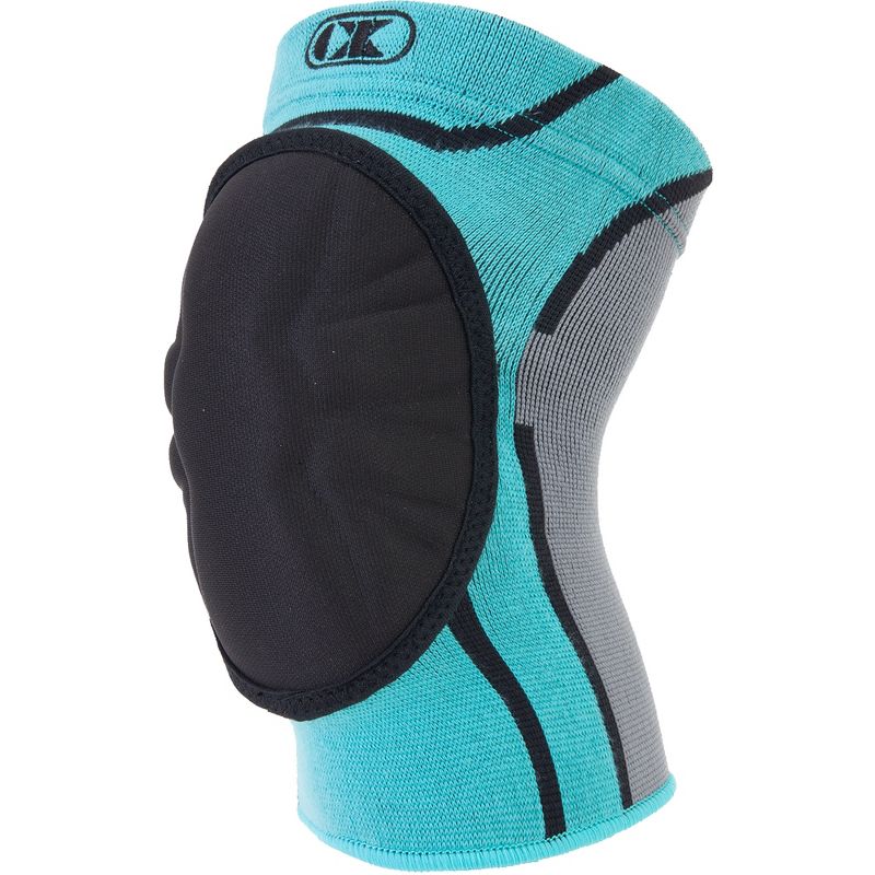 Cliff Keen Women's The Huntress Knee Pad - Teal/Black/Gray, 2 of 3