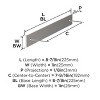 Amerock Ladera Backplate for Cabinet Knobs and Pulls - 3 of 4