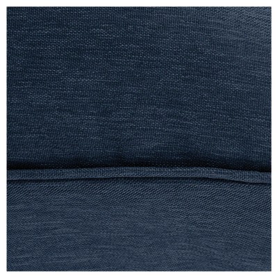 Heather Indigo Polyester Outdoor Bench Cushion, 41" x 18" x 3"