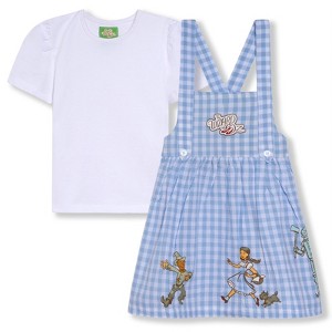 Wizard of Oz Matching Family T-Shirt and Gingham Dress Outfit Set - 1 of 4