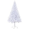 Aghana Digitals 47.2" Snowy White Pre-lit Christmas Tree with 230 Branches, LED Lights, Peak & Ball - 4 of 4