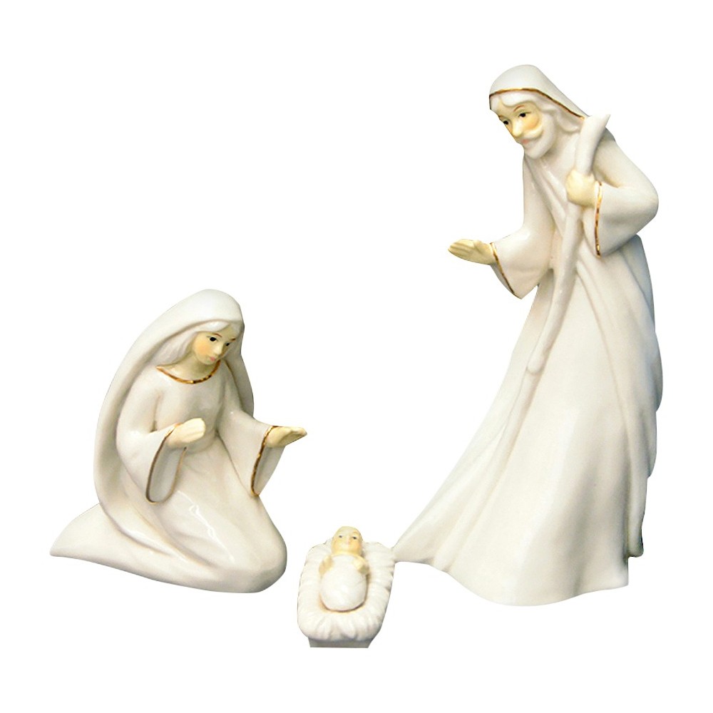 UPC 086131187568 product image for Porcelain Holy Family Décor 3-Piece Set, Multi-Colored | upcitemdb.com