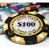 Slickblue 25-Pack Monte Carlo 14g Poker Chips, Clay Composite, Holo Inlay, Casino Style Set, Multi-Color, $1-$10,000 - 2 of 3