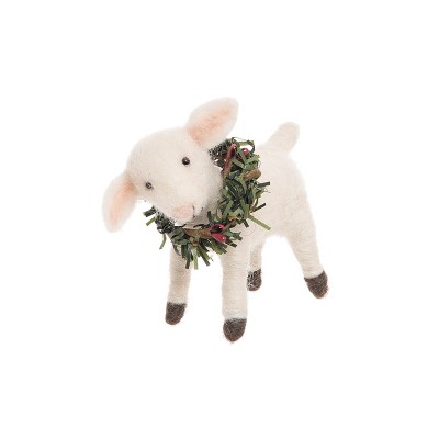 Gallerie II Little Lamb Wool Christmas Xmas Ornament