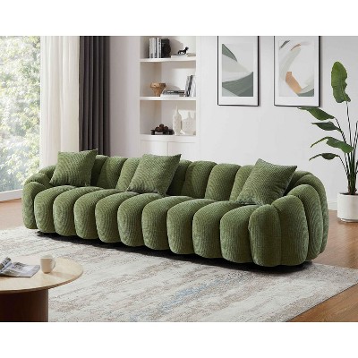Minimore Modern Style 124" W Winnie 4Seater Sofa