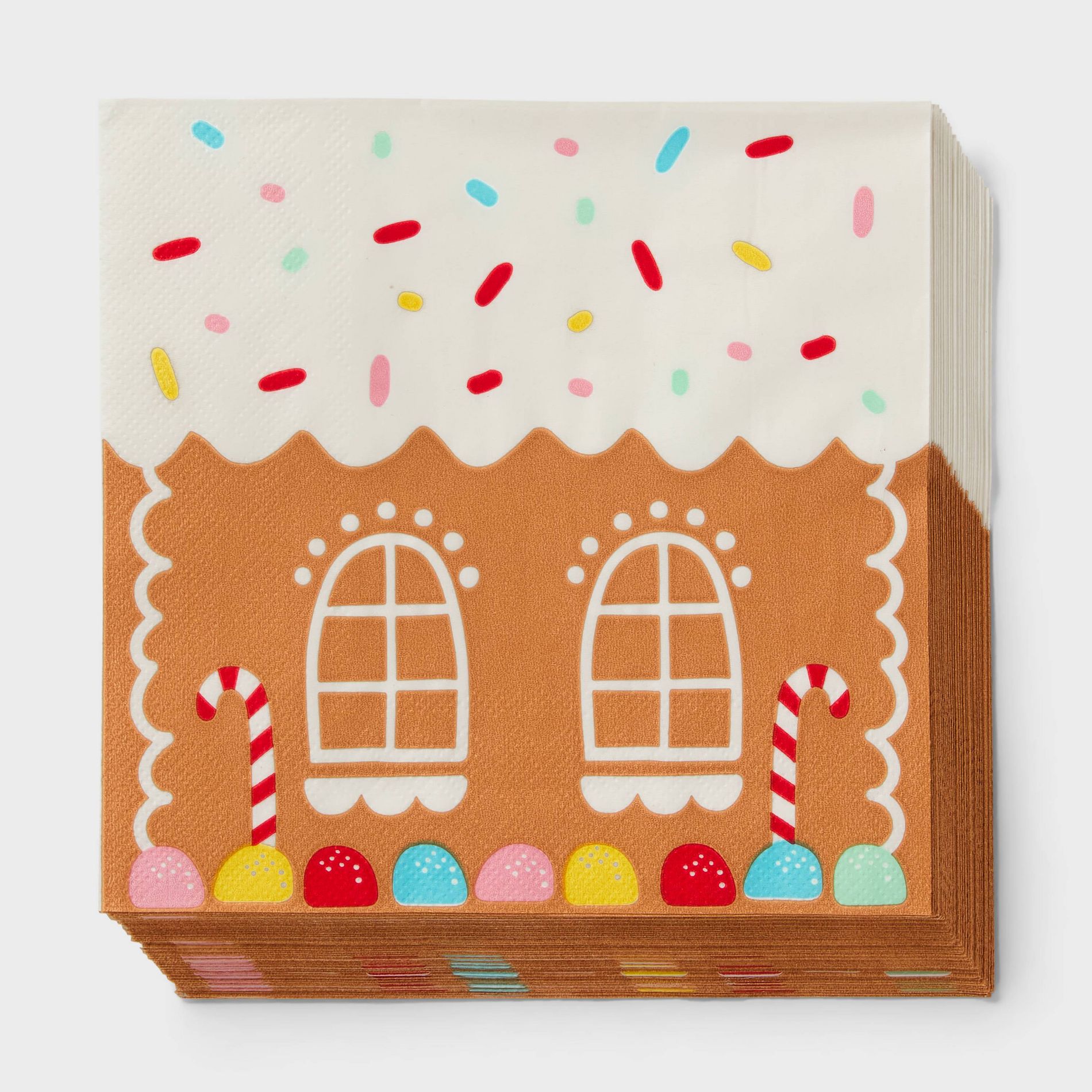 30ct Christmas Gingerbread Lunch Napkins - Spritz™