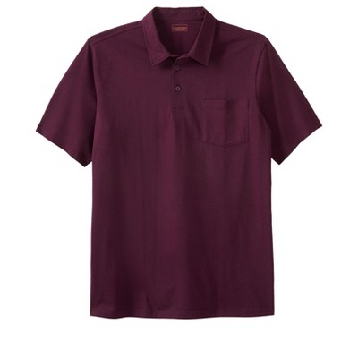 KingSize Men's Big & Tall Heavyweight Jersey Polo Shirt