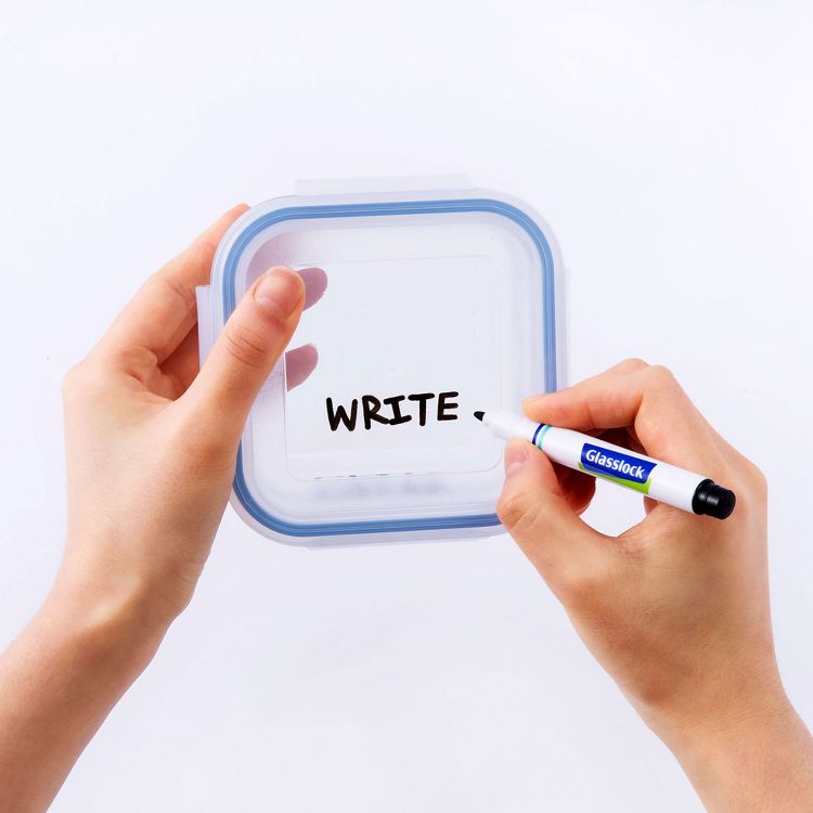 Glasslock Oven Microwave Safe Glass Food Storage Containers Set w/ Lids, 4 of 6