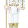 Sunnydaze 47" Pierre the Fleur-de-Lis Christmas Nutcracker Statue - 4 of 4