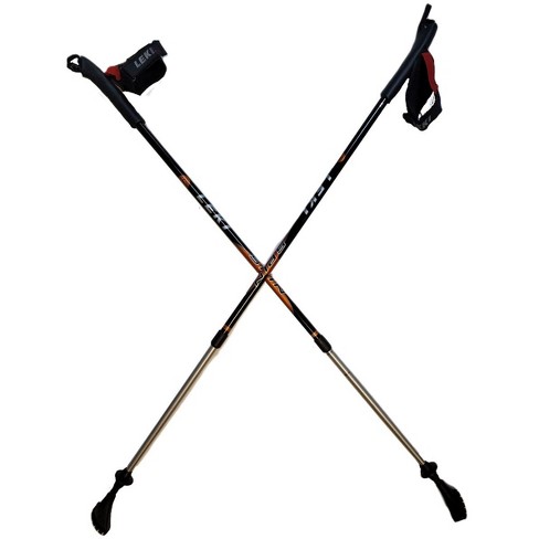 2pk Adjustable Trekking Poles Black - All In Motion™