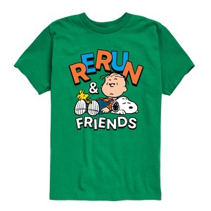 Boys' - Peanuts - Rerun And Friends Short Sleeve Graphic T-Shirt - 1 of 4