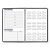 DayMinder Monthly Planner, Ruled Blocks, 12 x 8, Black Cover, 14-Month: Dec 2024 to Jan 2026 - 4 of 4