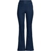 Lands' End Women's Adaptive Lycra High Rise Pull On Flare Jeans - 3 of 4