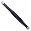 Black Bow Jewelry Stainless Steel & Genuine Leather Multi Strand Bracelet, 8 Inch - 2 of 4