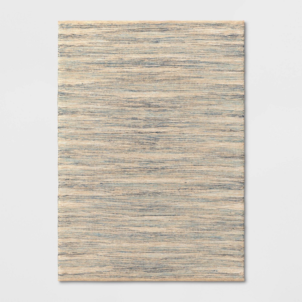 Photos - Area Rug 5'x7' Woven  Indigo - Threshold™