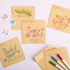 Paper Junkie 60 Pack Square Envelopes 5.5 x 5.5 Kraft Paper Material Envelopes for Weddings, Baby Shower, Graduation Party Supplies - 4 of 4