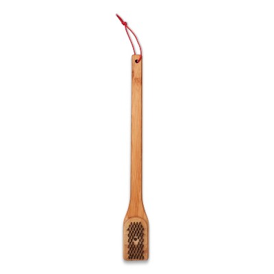 Hot Target Wood Handled Grill Brush and Scraper (18) 