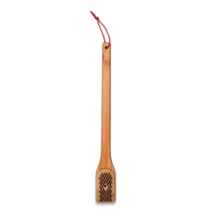 Weber 18" Bamboo Brush Tan: Outdoor Grill Cleaning Tool, No Assembly Required - 1 of 4