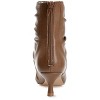Journee Collection Womens Chevi Pointed Toe Kitten Heel Ankle Booties - 3 of 4
