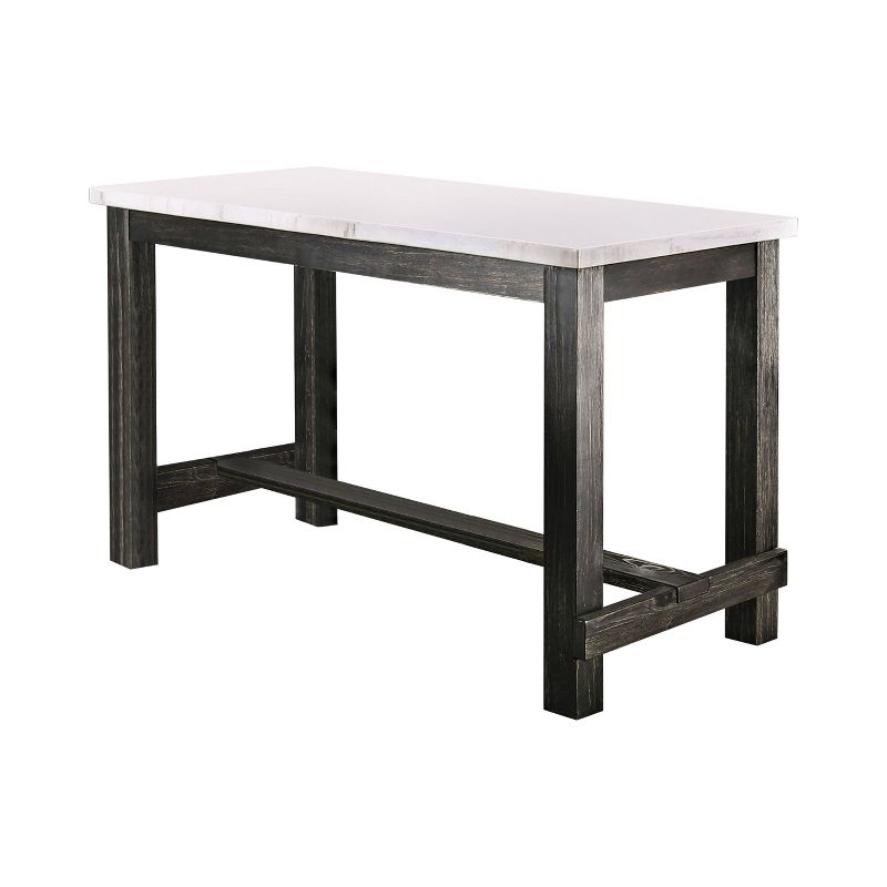 Norelo Rectangular Counter Height Table White - HOMES: Inside + Out, 1 of 7