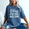 Simply Sage Market Women's Busy Raising Ballers Baseball Short Sleeve Garment Dyed Tee - 2 of 2