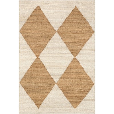 Nuloom Pandora Diamond Jute Indoor Area Rug