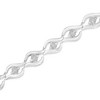Haus of Brilliance Silver 1/2 Cttw Rose Cut Diamond Almond Shape Link Tennis Bracelet - 3 of 4
