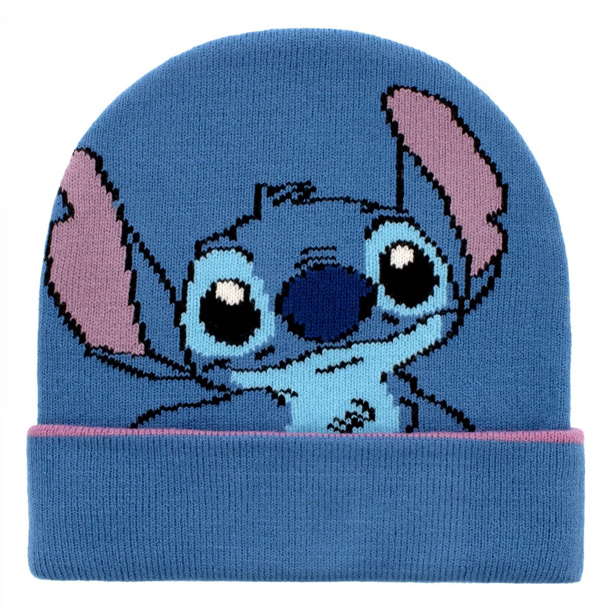 Kids Lilo & Stitch - Stitch and Angel Reversible Knit Cuffed Beanie - thumbnail 2
