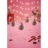 Spode Christmas Tree 13oz Wine Glasses, Set of 4 - Festive Holiday Drinkware with Gold-Rimmed Seasonal Designs, Ideal for Red or White Wine - 4 of 4