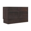 Keloyid Haimyy Solid Wood Frame Queen Murphy Bed Chest with Built-in Charger and 2 Strong Drawer - 3 of 4