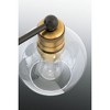 Progress Lighting Hansford 2-Light Bath Vanity Fixture, Polished Nickel, Clear Glass Shade - 4 of 4